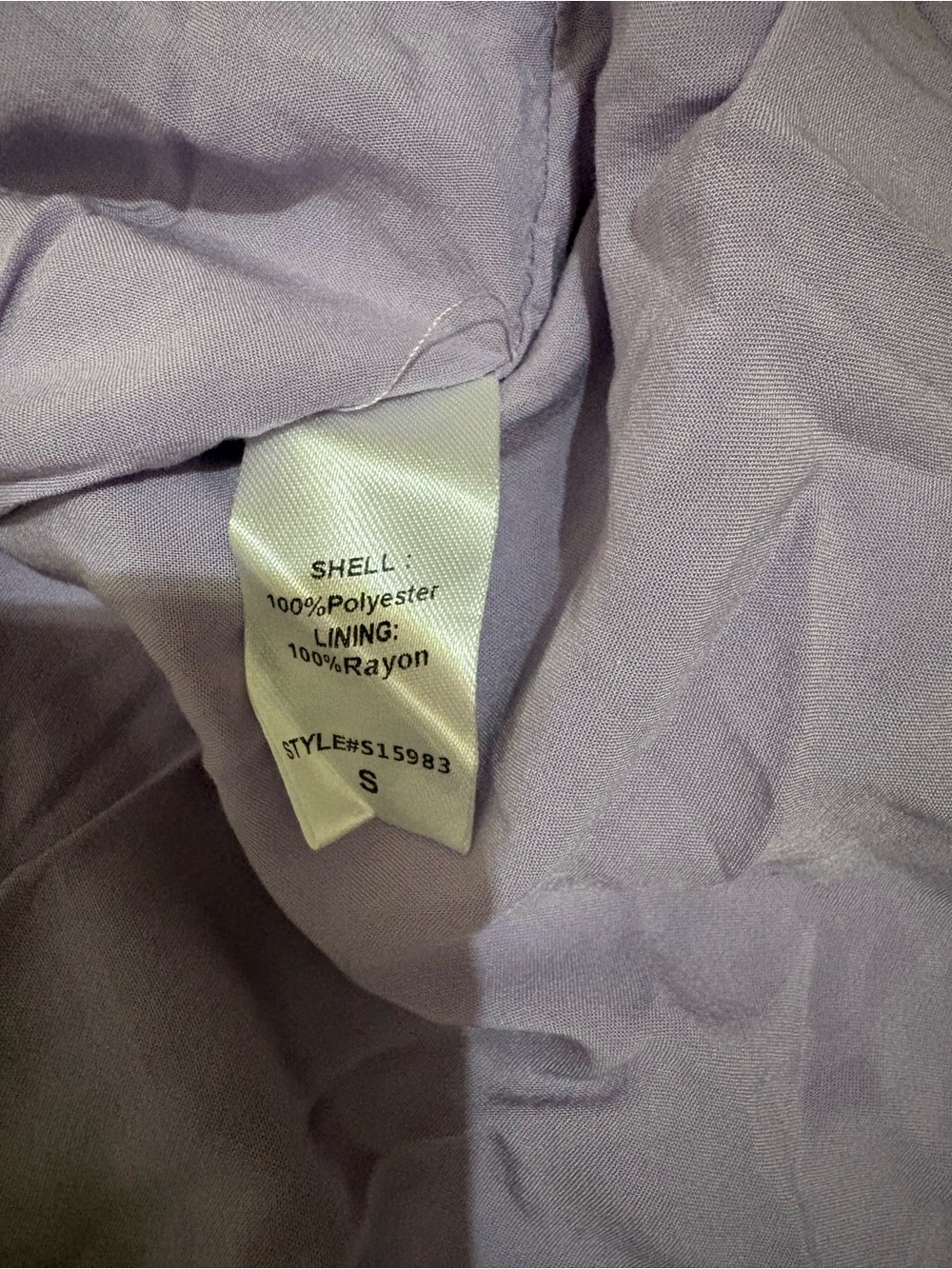 Mustard Seed Light Lavender Women's Dress - Picture 6 of 6